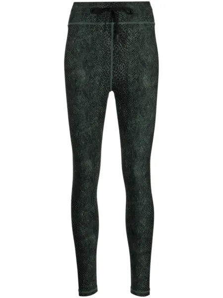 The Upside Cobra 25in midi leggings, зеленый