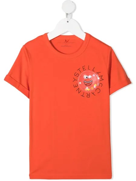 Stella McCartney Kids футболка с логотипом