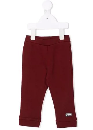 Emporio Armani Kids спортивные брюки кроя слим