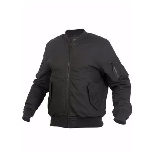 Куртка Пилот мужская утепленная (бомбер), GONGTEX Tactical Ripstop Jacket, осень-зима, цвет Черный (Black)-M