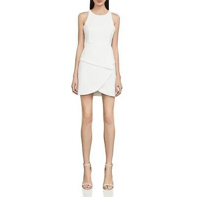 Женское коктейльное мини-платье Ely цвета слоновой кости Ely BCBGMAXAZRIA 10 BHFO 3111