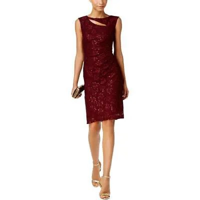 Женское кружевное коктейльное платье с вырезами и блестками Connected Apparel BHFO 7666