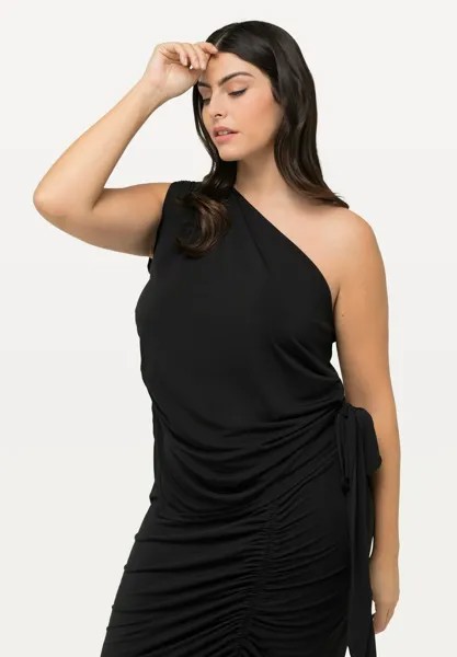 Топ ONE-SHOULDER Ulla Popken, черный