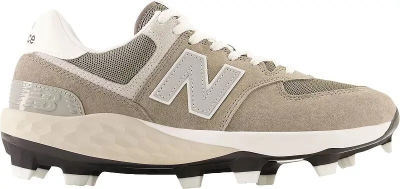 Мужские бейсбольные бутсы New Balance Fresh Foam 574 из ТПУ, серый