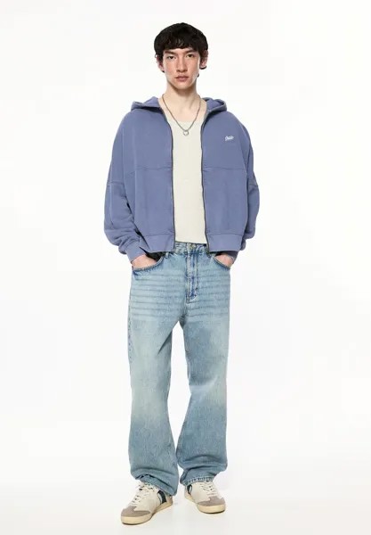 Джинсы Baggy PULL&BEAR, светло-голубой деним