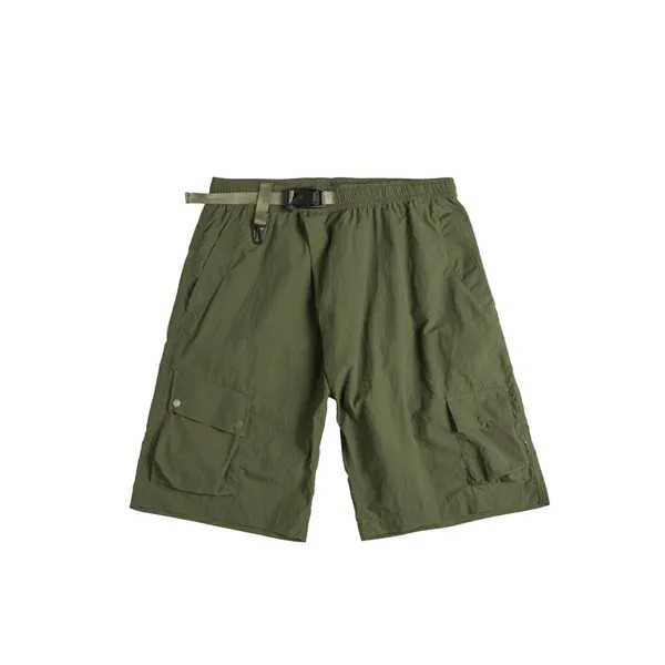 Шорты Veg Dyed Asym Cargo Track Shorts Maharishi, зеленый