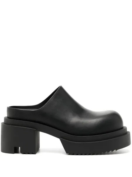 Мюли на каблуке Rick Owens, черный