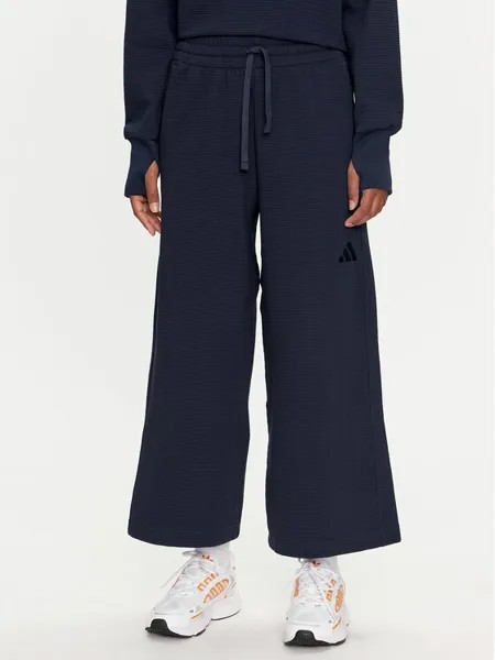 Широкие спортивные брюки Adidas, синий