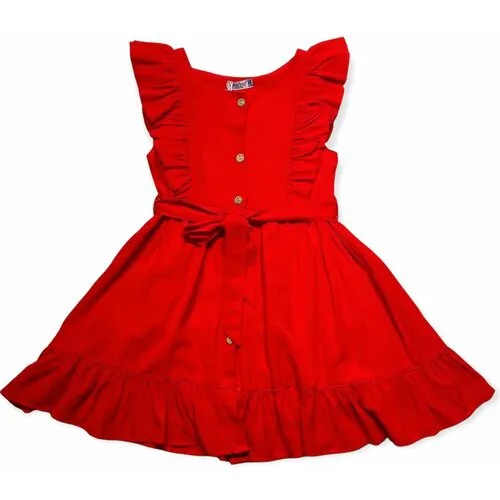Платье Arco Carino, размер 116, красный