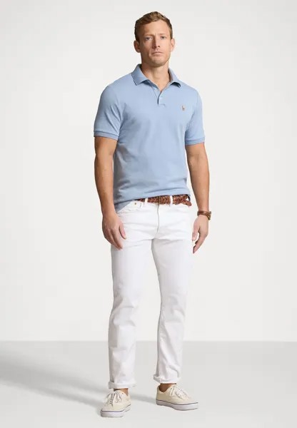 Рубашка поло CUSTOM SLIM FIT SOFT COTTON POLO SHIRT Ralph Lauren, синий