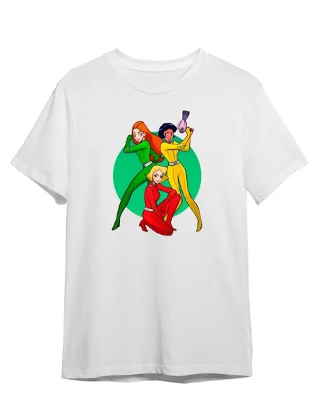 Футболка унисекс СувенирShop Тотали спайс/Totally Spies/Мультсериал 20 белая 4XL