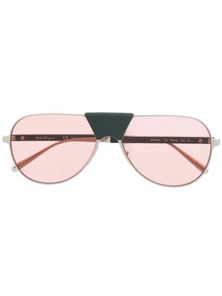 Salvatore Ferragamo Eyewear солнцезащитные очки-авиаторы