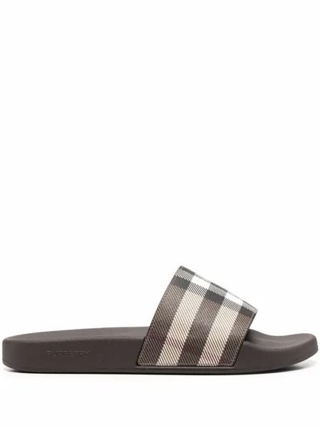 Burberry шлепанцы в клетку