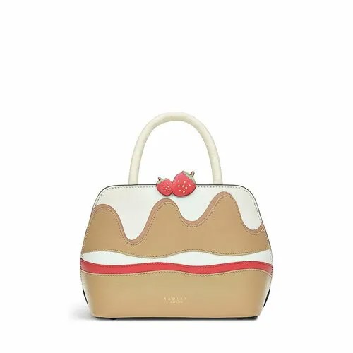 Сумка клатч Radley The Anniversary Minis Small Ziptop Grab RDLH8313265, фактура гладкая, бежевый