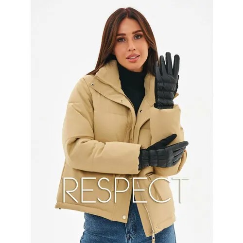 Перчатки Respect, размер 7, черный