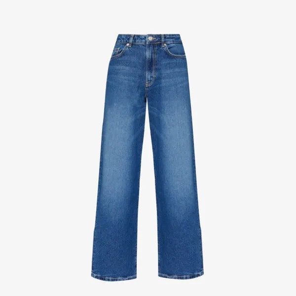 Широкие джинсы belum из переработанного хлопка с высокой посадкой Jeanerica, цвет vintage 62