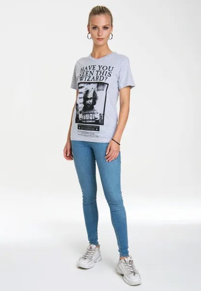Футболка Logoshirt Harry Potter Sirius Black, цвет grau-meliert