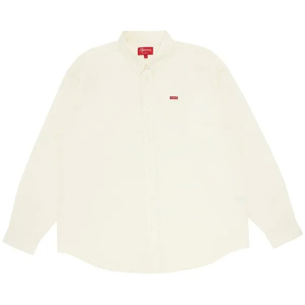 Рубашка Supreme Small Box Shirt 'White', белый