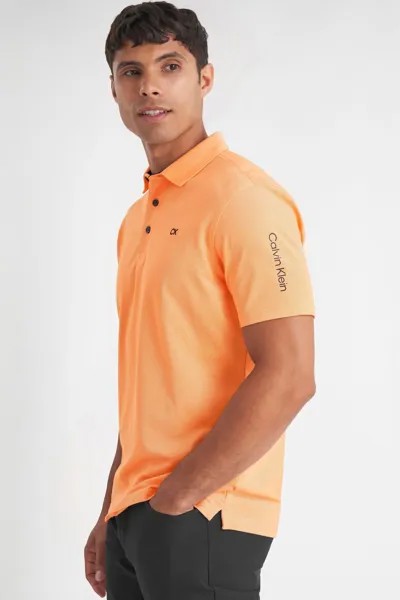 Оранжевая рубашка-поло Calvin Klein Golf Uni Calvin Klein Golf, оранжевый