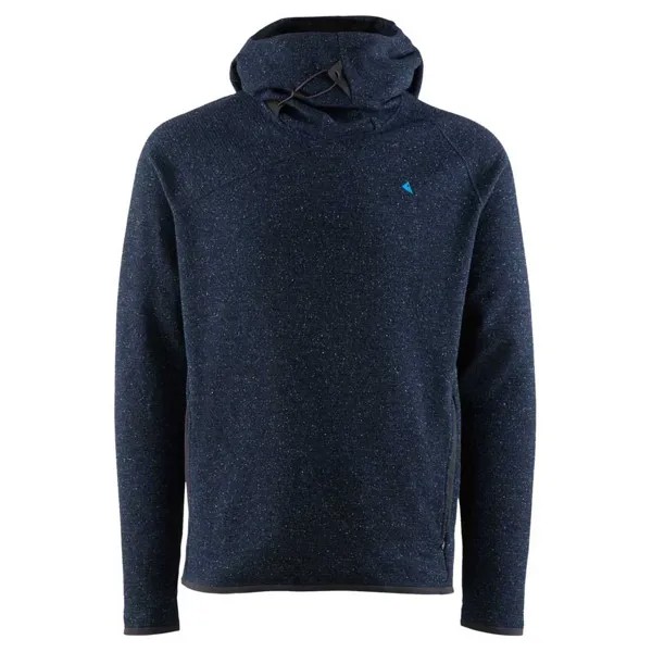 Худи Klättermusen Falen Wooly Fleece, синий