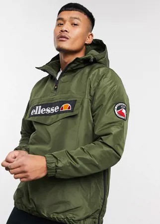 Куртка хаки с молнией 1/4 ellesse Monterini-Зеленый