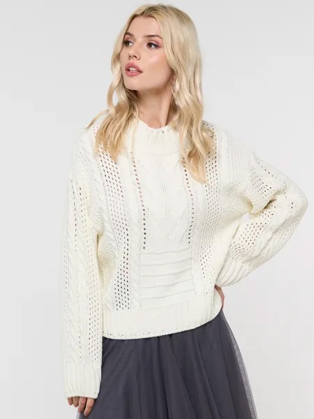 Джемпер женский BE YOU 7222-40148 белый 42-44 RU