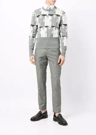 Thom Browne шерстяной кардиган с узором