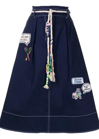 Mira Mikati юбка с нашивками