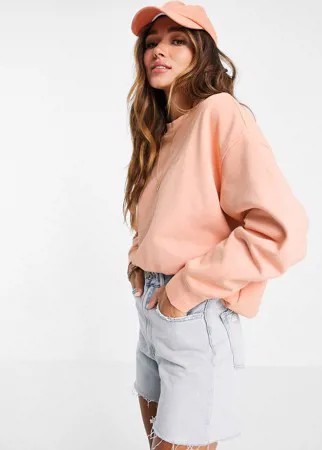Персиковый свитшот с круглым вырезом Levi's-Розовый цвет