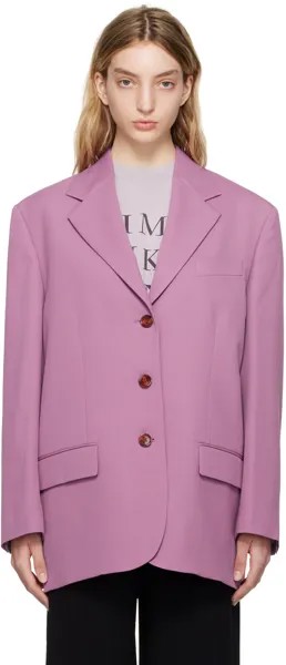 Розовый однобортный пиджак Acne Studios