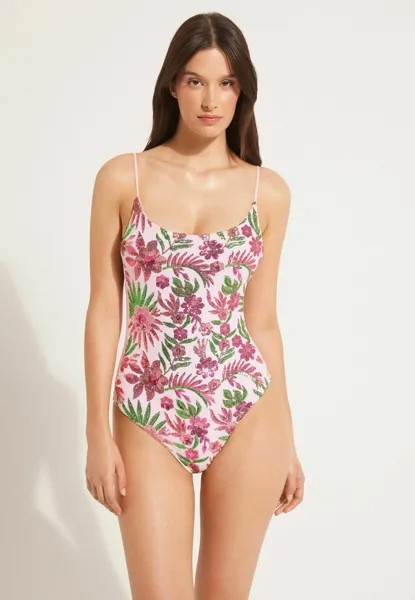 Купальник FLOWER PARADISE Tezenis, крапчатый светло-красный