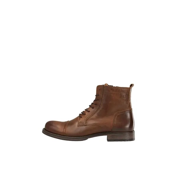 Ботинки Jack & Jones Russel Leather Cognac 19, коричневый