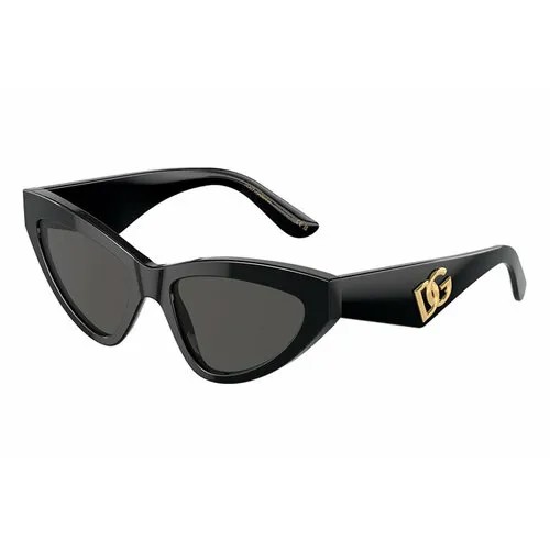 Солнцезащитные очки DOLCE & GABBANA DG 4439 501/87, серый, черный
