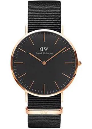 Fashion наручные  мужские часы Daniel Wellington DW00100148. Коллекция Classic Black Cornwall