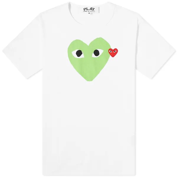 Футболка Comme des Garcons Play Red Heart Colour Heart Tee