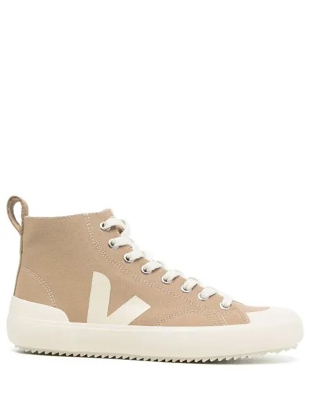 VEJA высокие кеды Nova из канваса, коричневый