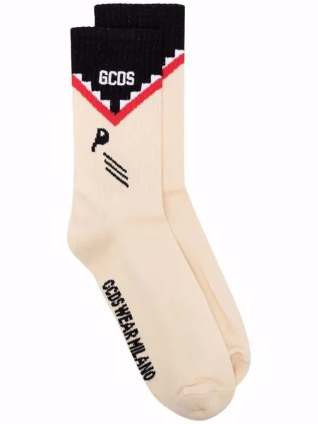 Gcds logo-print socks
