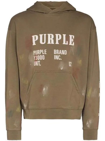 Purple Brand худи с логотипом