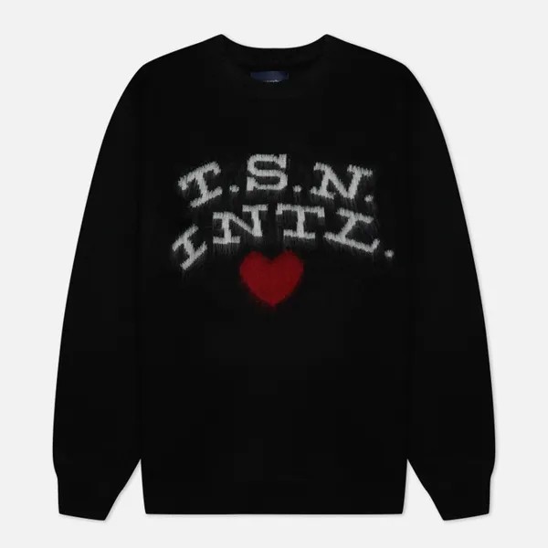 Мужской свитер thisisneverthat T.S.N. Heart чёрный, Размер S