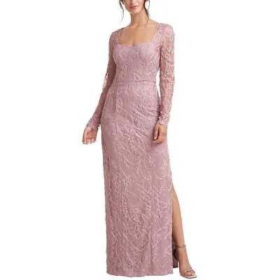 JS Collections Женское розовое кружевное вечернее платье с вышивкой плюс 18 BHFO 4432