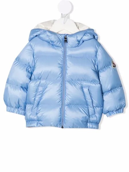 Moncler Enfant пуховик с капюшоном