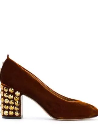 Emporio Armani туфли-лодочки с заклепками на каблуке