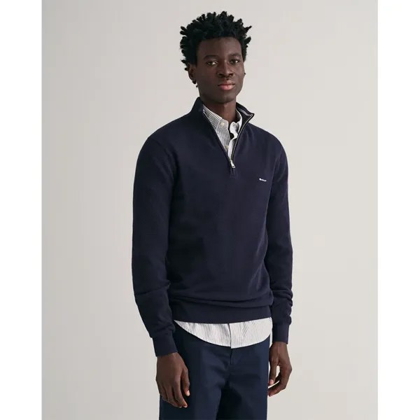 Свитер Gant 8040523 Half Zip, синий