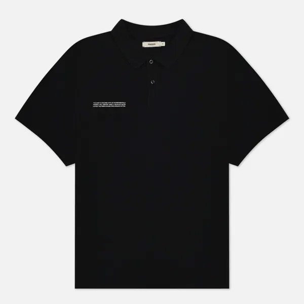 Мужское поло PANGAIA Organic Cotton Pique чёрный, Размер XS