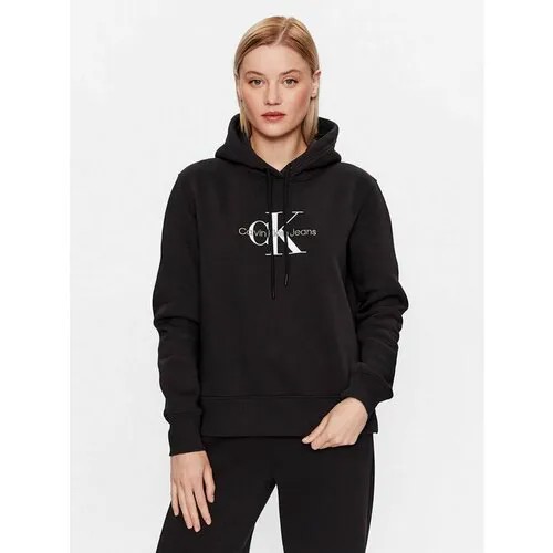 Худи Calvin Klein Jeans, размер XXS [INT], черный