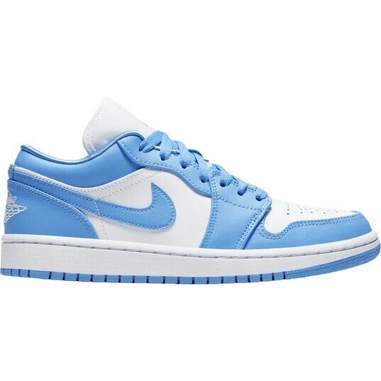 Кроссовки WMNS Air Jordan 1 Low, цвет Blau/Blau/Weiß