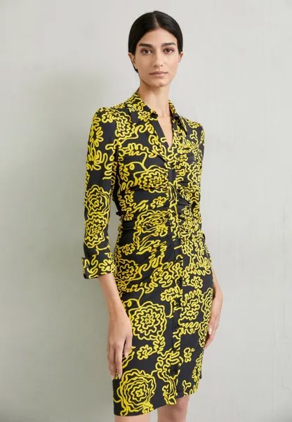 Платье трикотажное Sheska Diane von Furstenberg, желтый