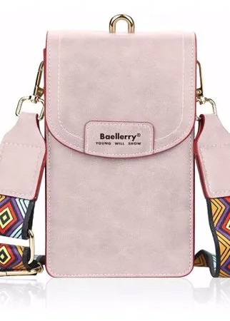 Женская сумка кросс-боди Baellerry Young Will Show, цвет: светло-розовый