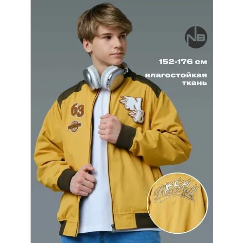 Куртка Nota Bene, размер 176, горчичный