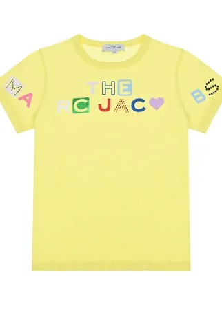Желтая футболка с логотипом The Marc Jacobs детская